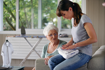 Home care and light house cleaning services.